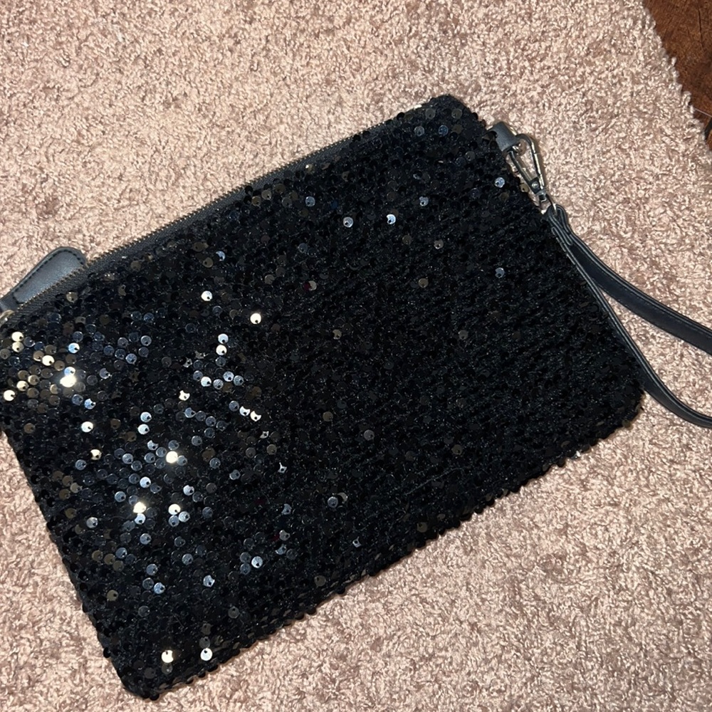 Sparkly Sequin Clutch Bag